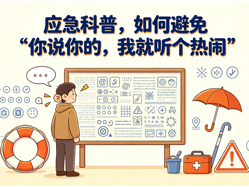 应急科普，如何避免“你说你的，我就听个热闹”？