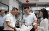 广东省汕头市锦順毛织工艺有限公司来华容考察调研