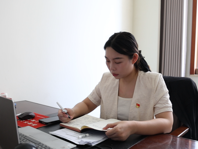 党旗在基层一线高高飘扬｜何岚：兰台践初心 党务显担当