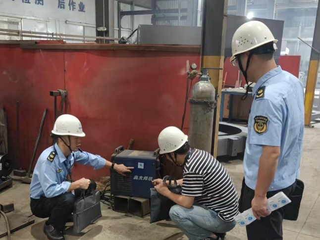 华容县推行电气焊设备“赋码”管理