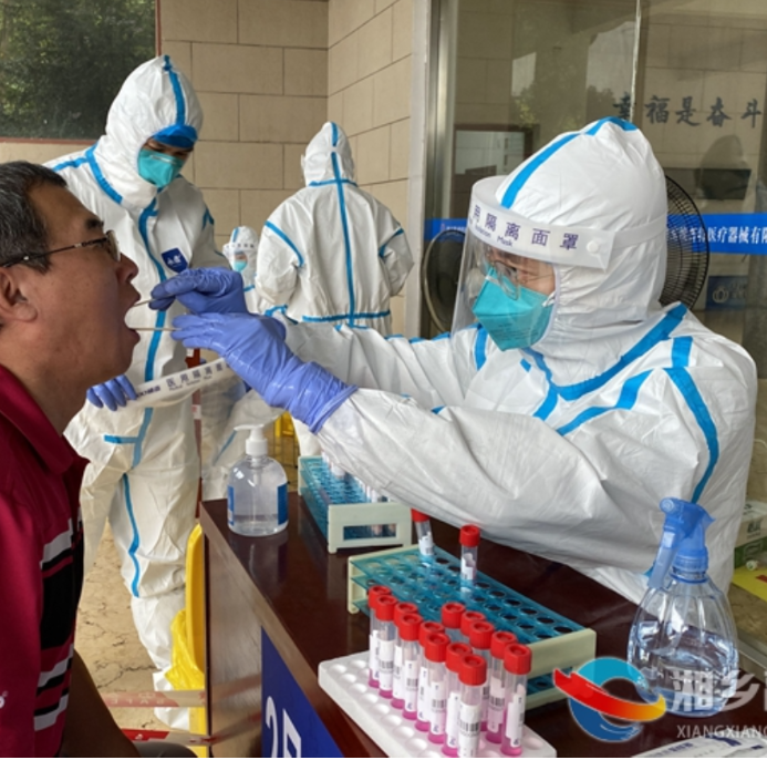 湘乡市疾控中心：核酸检测为企业“送上门”
