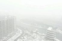 2021年湘乡入冬第一场雪