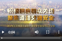 湘乡市人大常委会道路交通安全专题询问实况录像