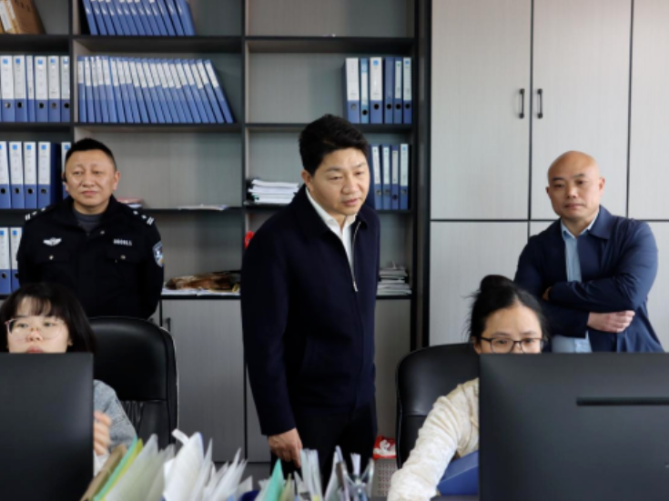 江韬调研督导安全生产和重点领域风险防控工作