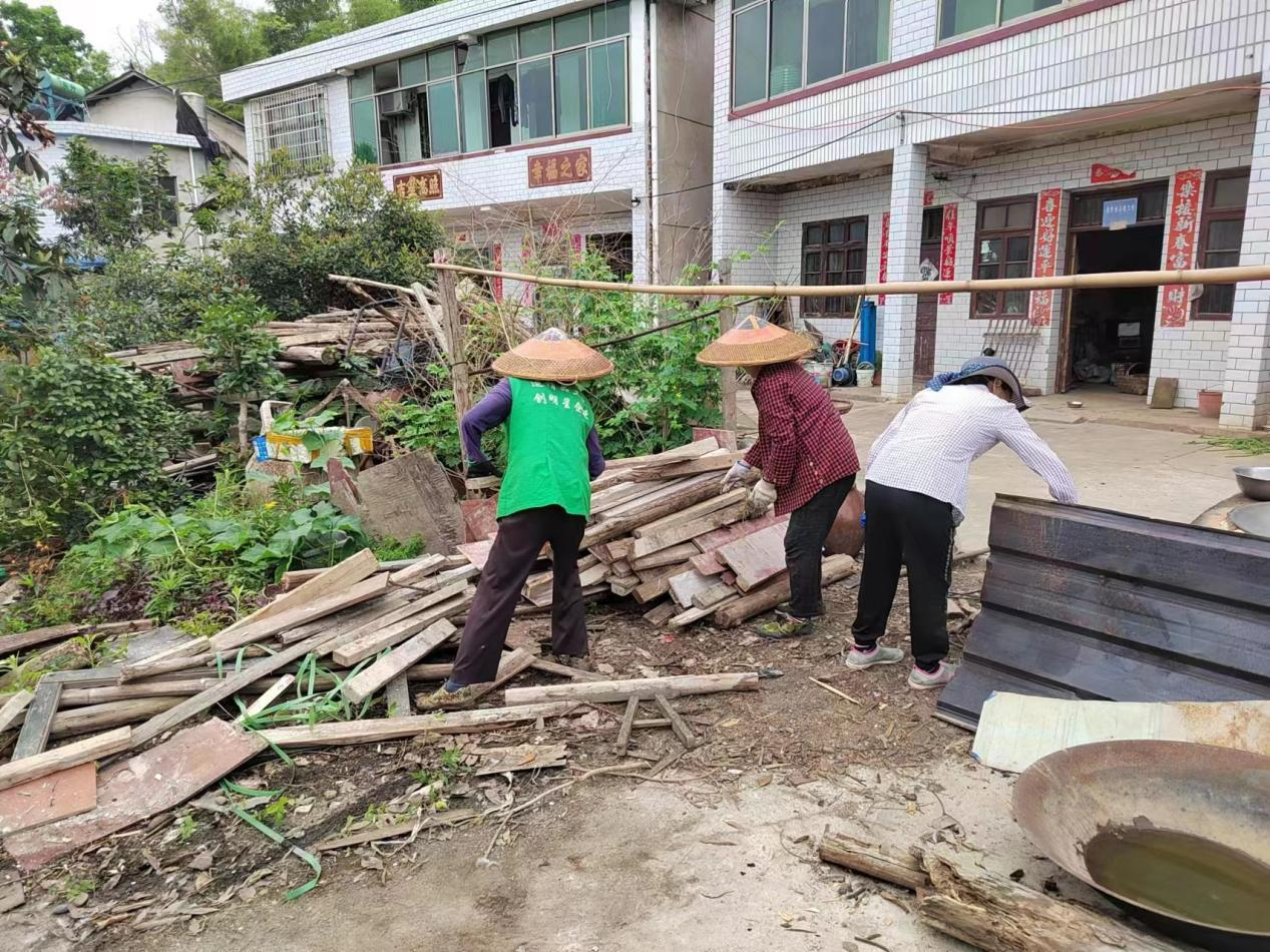双清区火车站乡：党建引领爱卫运动  扮“绿”农村人居环境(图2)