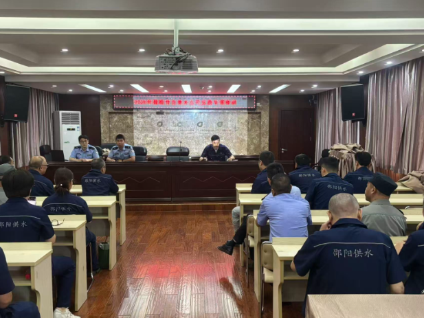 双清公安：警企联动防风险 实战演练护供水