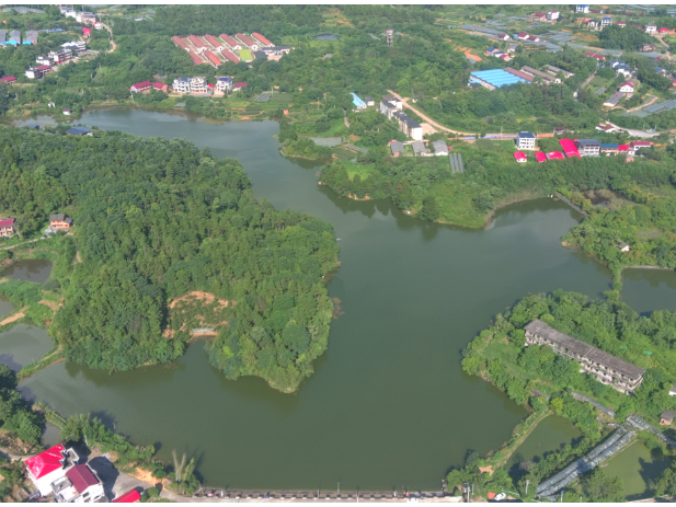 高崇山水渔长村：且钓青山且摘葡，枕瓜卧看白云浮