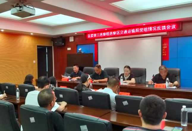 区委第三巡察组向双清区交通运输局党组 反馈巡察情况