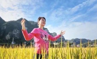 视频丨涟源湄江：十里画壁“丰”景如画 金色稻浪引客来