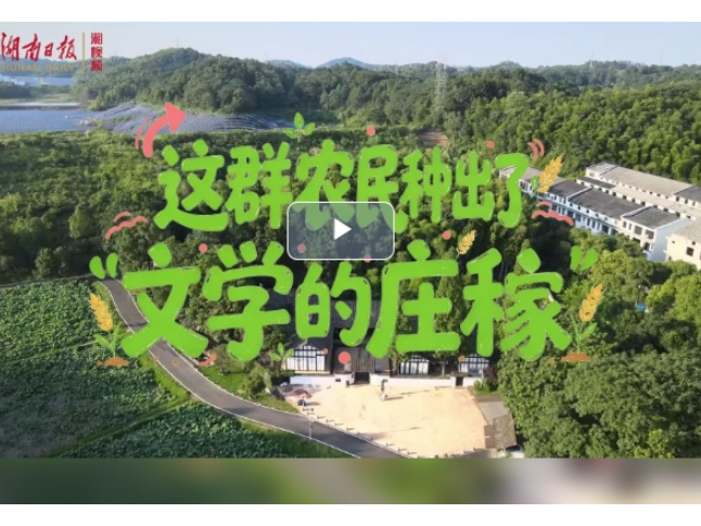 新大众文艺看湖南丨益阳清溪村：种地的人，开始种文学了