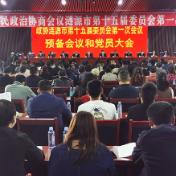 政协涟源市第十五届委员会召开预备会议和党员大会