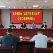 娄底市政协来涟开展“稳定粮食播种面积”专项监督调研