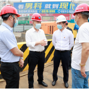刘杰深入城区重点项目建设现场检查安全和环保