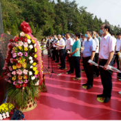 涟源市举行烈士纪念日公祭仪式  深切缅怀革命先烈的丰功伟绩 寄托对革命先烈的无限哀思