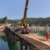 预计今年11月底完工  曹口堰水库大昌湾桥危桥改造