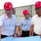 雷华督导黄星南路道路工程和凤凰中学项目建设