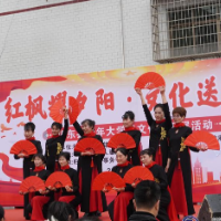 县老年大学开展送文化进基层活动