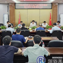 雷华主持召开工业产业和商贸物流重点项目专题调度会