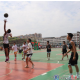 祁东职业中专举办校园篮球联赛