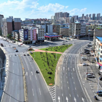 南山大道双桥路口提质改造完工