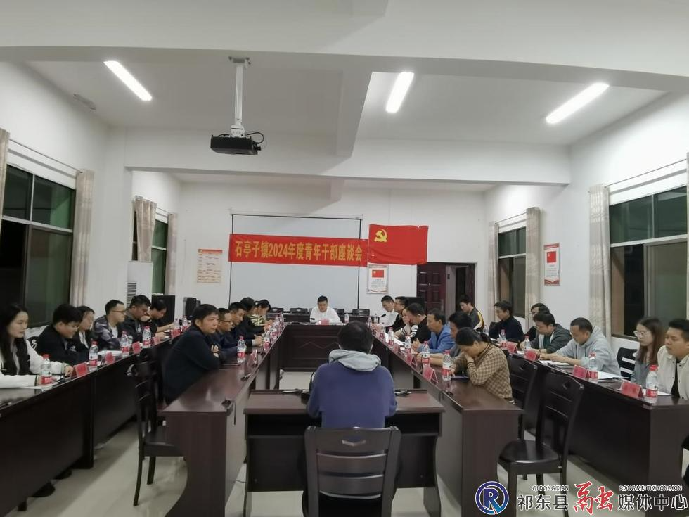 石亭子镇组织青年干部座谈