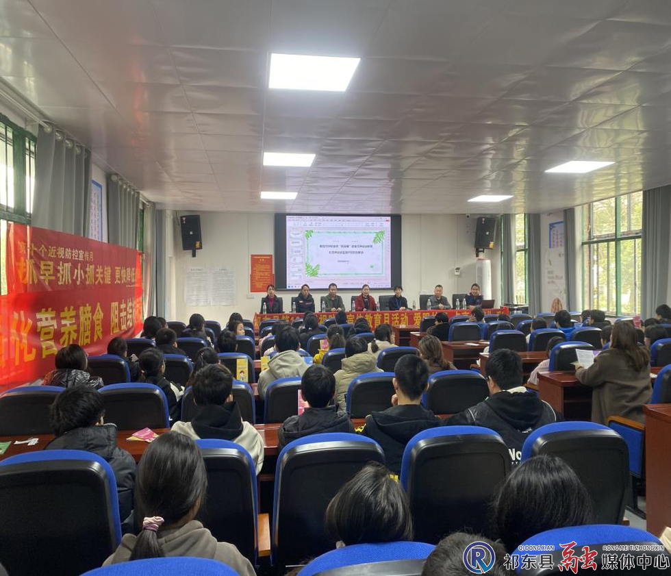 我县开展结核病防治宣传进校园活动