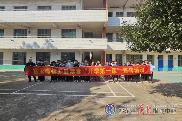 官家嘴镇推进禁毒宣传进校园活动
