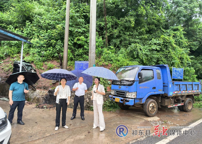 县政府督导金桥镇防汛备汛工作