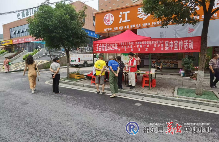 玉合街道开展国际禁毒日集中宣传活动