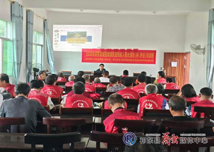 城连墟乡举办困难残疾人阳光增收培训班 