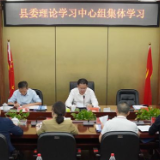 县委理论学习中心组举行集体学习