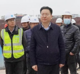 雷华调研督导生活垃圾焚烧发电厂项目建设
