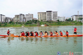 我县龙舟队厉兵秣马备战市赛 