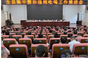 我县召开集中整治违规吃喝工作推进会