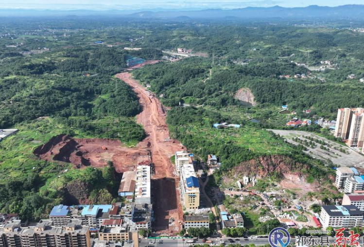 迎宾南路G234改线工程项目建设全面提速