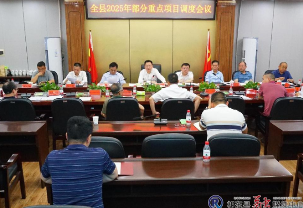 雷华主持召开2025年部分重点项目调度会