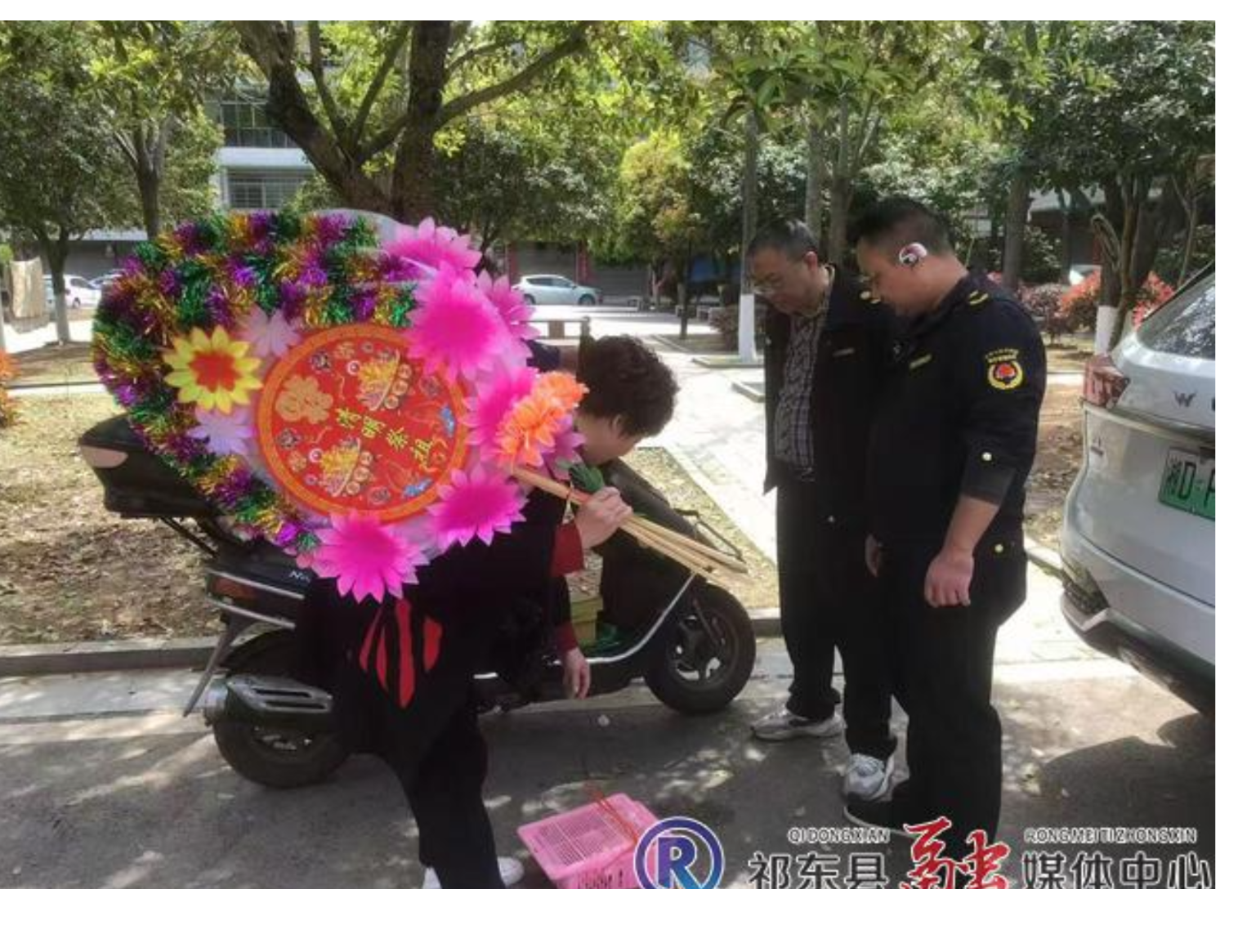 县城管局开展园林防火行动