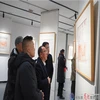 冷柏青题跋巴蜀汉代车马画像砖拓片展在祁东开幕