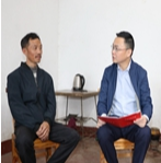 桃源县委书记庞波赴点村督导脱贫攻坚工作