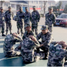 观音寺镇开展村级民兵连长大比武