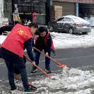 杨溪桥镇：扫雪除冰 我们在行动