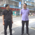 县领导调度洞庭宫社区文明城市创建成果巩固工作