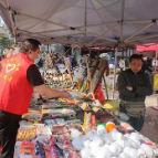 理公港镇：开展”全民戴口罩，齐心战疫情“志愿服务活动