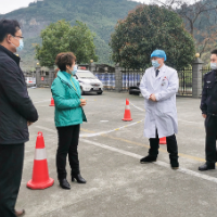 符鸿雁到洗溪镇调研指导疫情防控工作