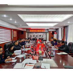 泸溪县政协机关集中学习党的十九届六中全会精神