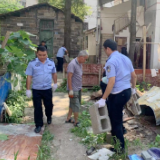 文明创建在行动丨泸溪交警开展网格责任区违规搭建集中清拆