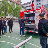 泸溪县石榴坪乡开展消防车操作培训