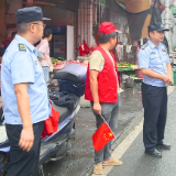 潭溪镇：“流动小红旗”助力戴帽安全文明行