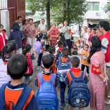 开学季丨达岚镇联合开启“护学模式” 百级台阶暖心护航平安放学