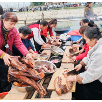 新春走基层丨泸溪：长龙宴上品年味  荒滩地生新希望